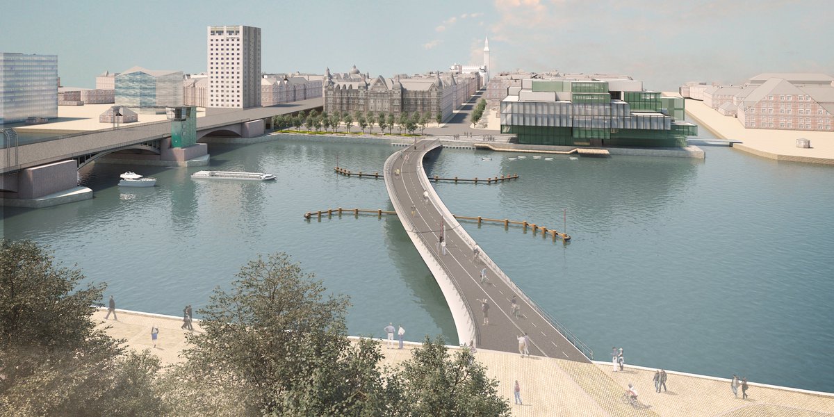 Nu kommer Mini-Langebro: Byggeriet af Københavns næste bro over havnen er i gang magasinetkbh.dk/indhold/cykelb…