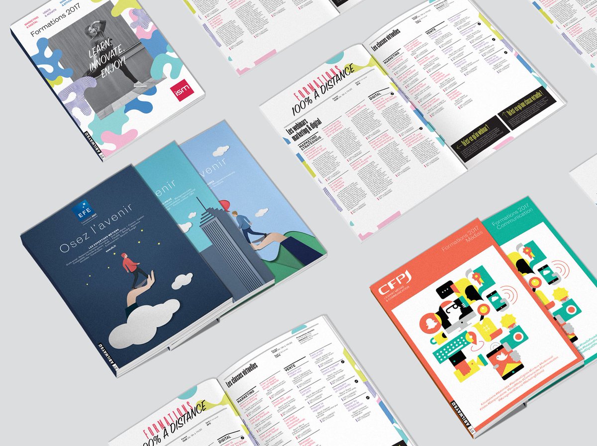 wearecdlab's tweet photo. Nous sommes très heureux d’avoir été choisis par @ABILWAYS pour la réalisation des couvertures de tous ses catalogues de formation 😊 https://t.co/QiIKOJ4Iz9