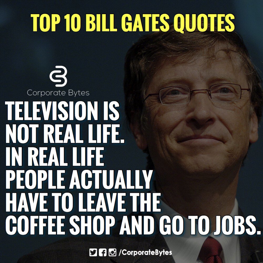 Best MOTIVATION Quotes by BILL GATES...💜💸⚖️ #money #goal #work #want  #millionaire #hardwork #life #corporatebytes #motivation #inspiration, image size:1000x1000