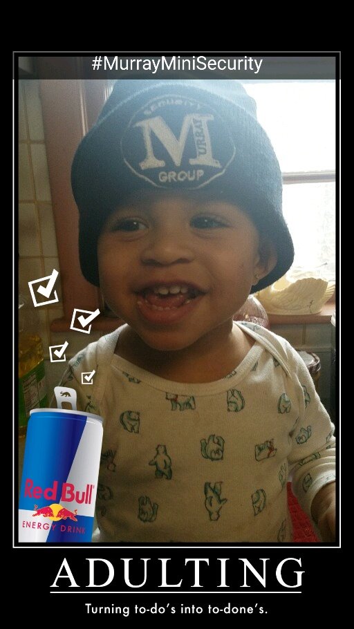 MurraySecGrp's tweet photo. Here's your new Spokesperson!!! Get my nephew/godson a deal before some other company does!!! #RedBull #RedCalf #BabyDivision #ToddlerLife https://t.co/y7S8CjonZk