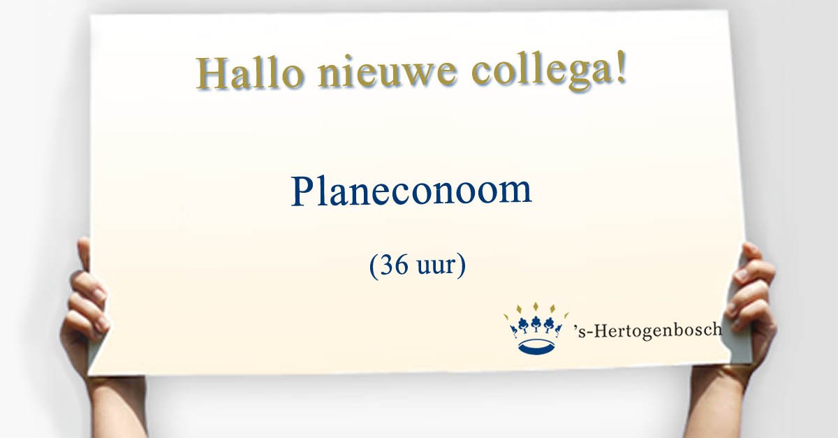 Nog een laatste kans om te reageren. Wij zijn op zoek naar een Planeconoom op onze afdeling Wonen en Grondzaken: shbos.ch/2lUKUMf