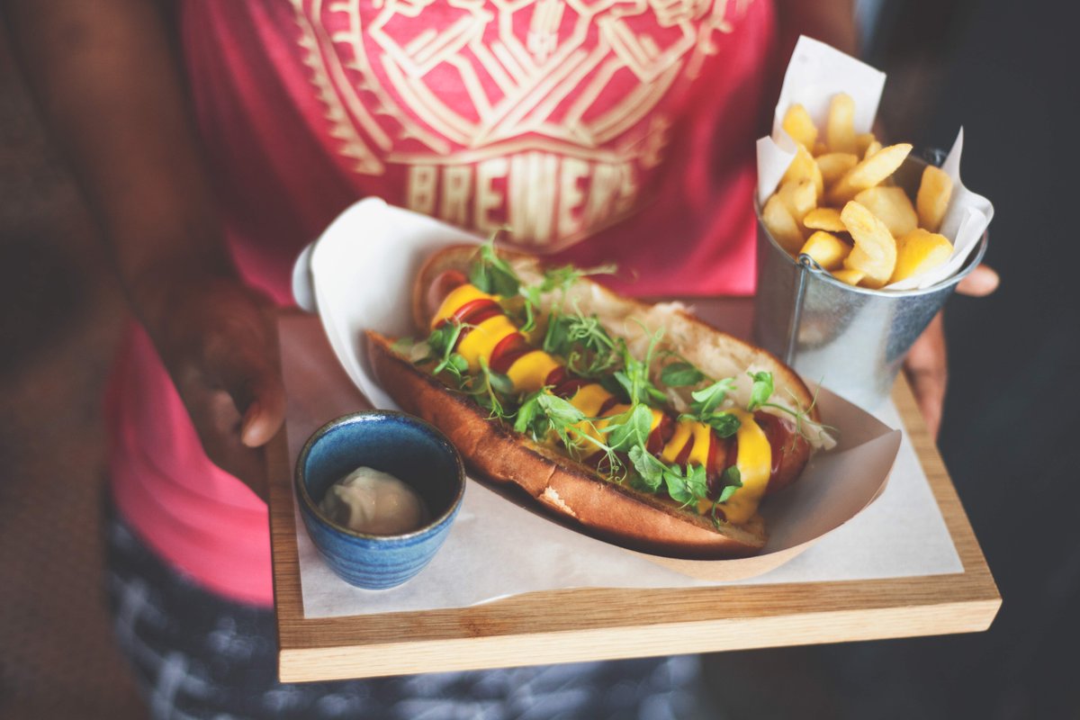 This Vietnamese dog is a perfect midweek celebration. We recommend washing it down with something golden.