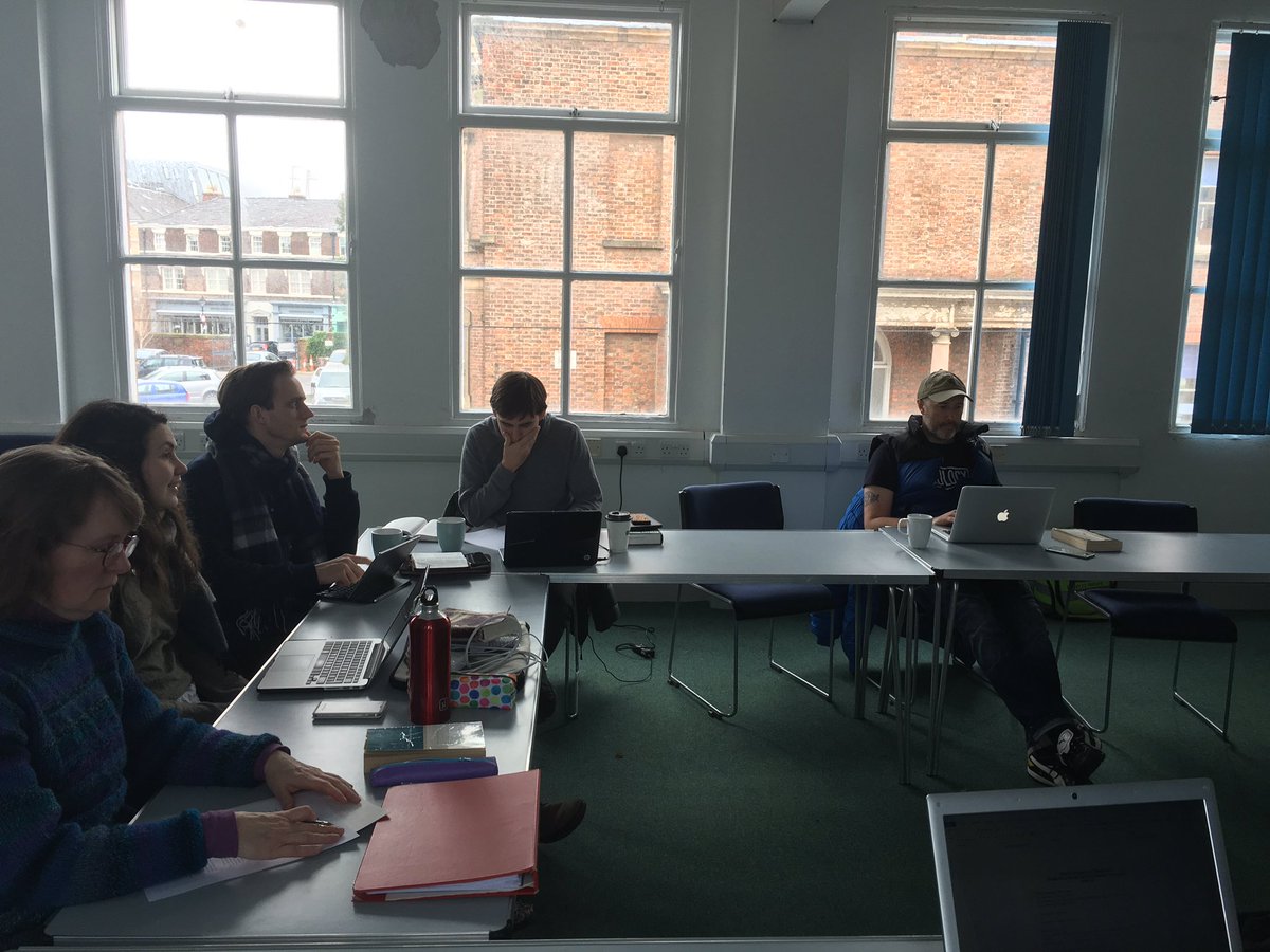 Liam_Steele's tweet photo. @UnionTheology @UnionLiverpool working hard with their weekly lectures. High quality #theologicaltraining centred in the #church. https://t.co/vOlDbPM31P