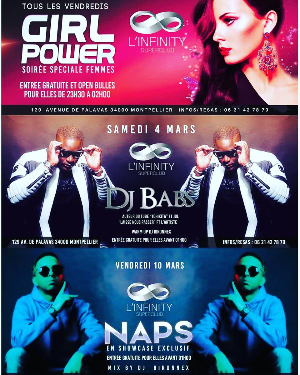 infinityclub34's tweet photo. #03Mars2K17 #welcome #to #infinitysuperclub #montpellier @infinityclub34 https://t.co/yrQIPYsx1T