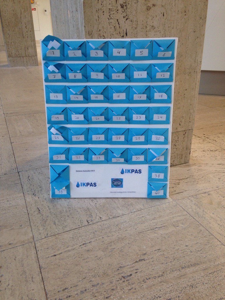 Studenten van Windesheim maakte voor #ikpas de 40 dagen 'ontwenkalender'.