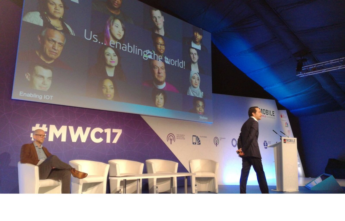 TefTech_EN's tweet photo. #mwc17 Vicente Muñoz: we have the responsability to Enabling the world #MWCIOTP https://t.co/oJPxrpJXnQ