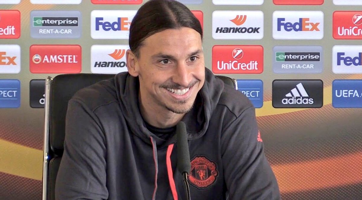 TheClubPark's tweet photo. Reporter: "Where do you put all of your medals?" 🤔

Zlatan Ibrahimovic: "I have a house...especially for them." 😅 https://t.co/Gk9IYxbZ2M