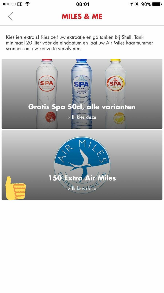 Istvan_Kapitany's tweet image. Everyone loves a good reward. Netherlands users of Miles&Me can pick a reward via the #shellapp from today!