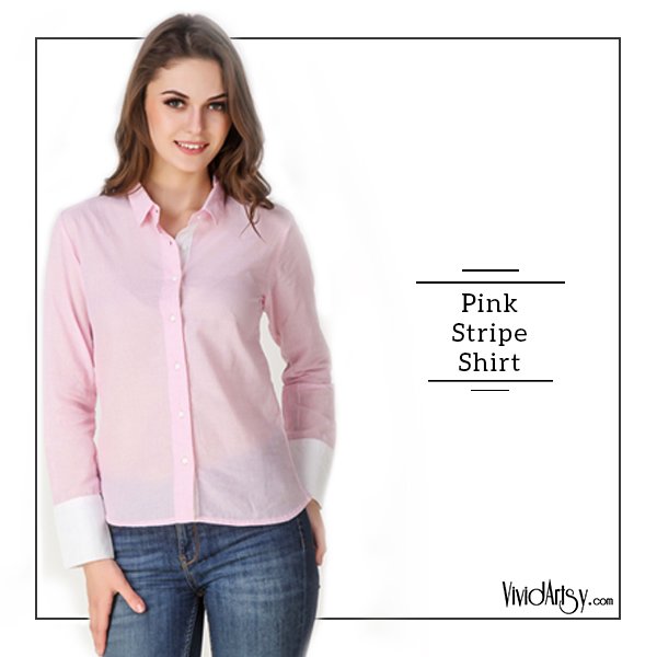 vividartsy's tweet photo. Cute AF, right? #Vividartsy #vivid #artsy #pink #stripe #shirt #white #cuffed #COD #NextDayDeliveryinDelhiNCR #FLAT10off #Discounts https://t.co/ueYFbAgdpB