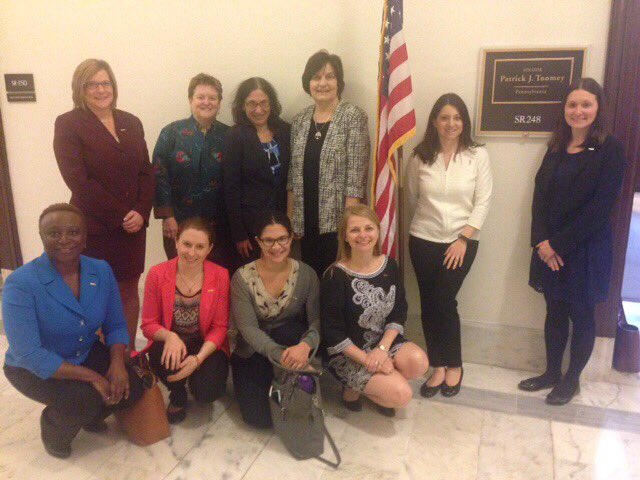 StephMock2014's tweet photo. TY Sam Fisher @SenToomey for meeting w #PA team to talk about early learning! @NAEYC @PennAEYC @ECECaucusPA #ppf2017 #ccdbg https://t.co/qHLnbT6qCT