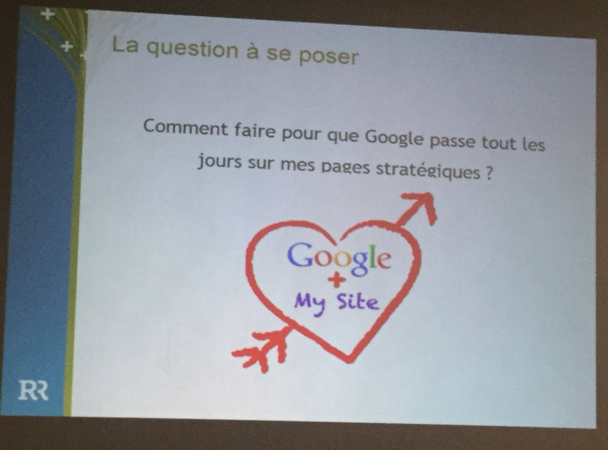 saragiliberto's tweet photo. Comment optimizer le crawl budget pour que Google nous aime... @rdebrabant @rankingroad #WebShow2017 https://t.co/8ObfA5Jng0