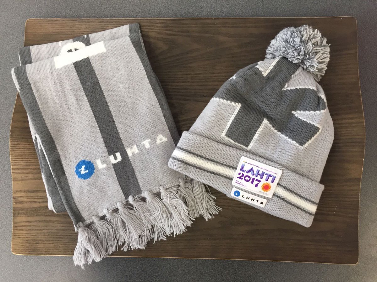 COMPETITION TIME!  Re tweet this &amp; you could be the lucky owner of #Lahti2017 hat &amp; scarf! Winner announced tonight! Open to everyone!