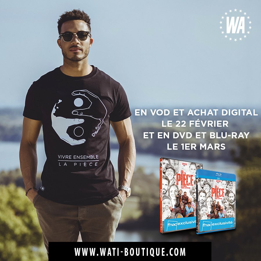 Le film La Pièce est enfin disponible en DVD et Blu-ray. L'occasion de ressortir ses t-shirts <a href="/WATIB_FR/">WATI B</a> LA PIÈCE ! bit.ly/CollectionLAPI…