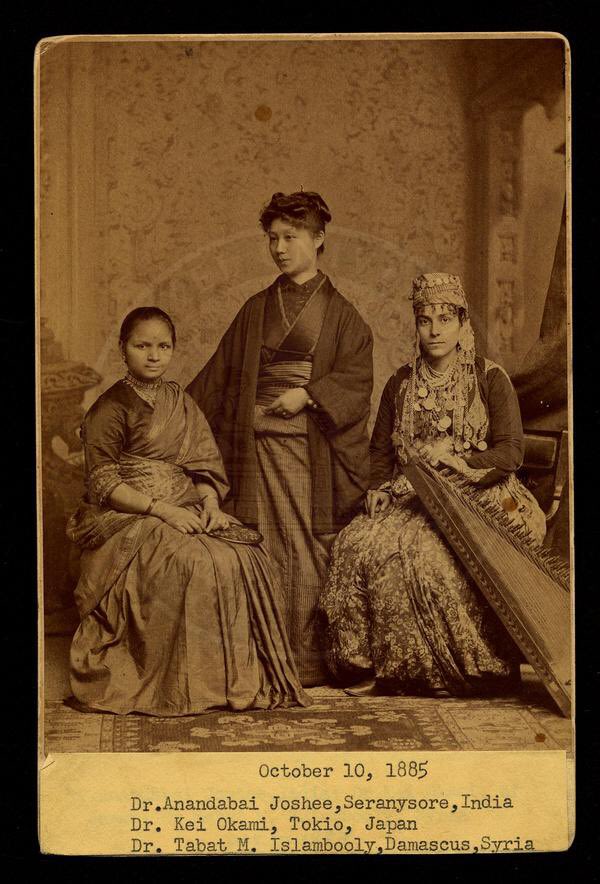 SamMaggs's tweet photo. This #WomensHistoryMonth, meet 3 immigrant women from India, Japan, and Syria who got their MDs in America in 1885 https://t.co/OnWGB8dS9U https://t.co/KCriZjFtHA