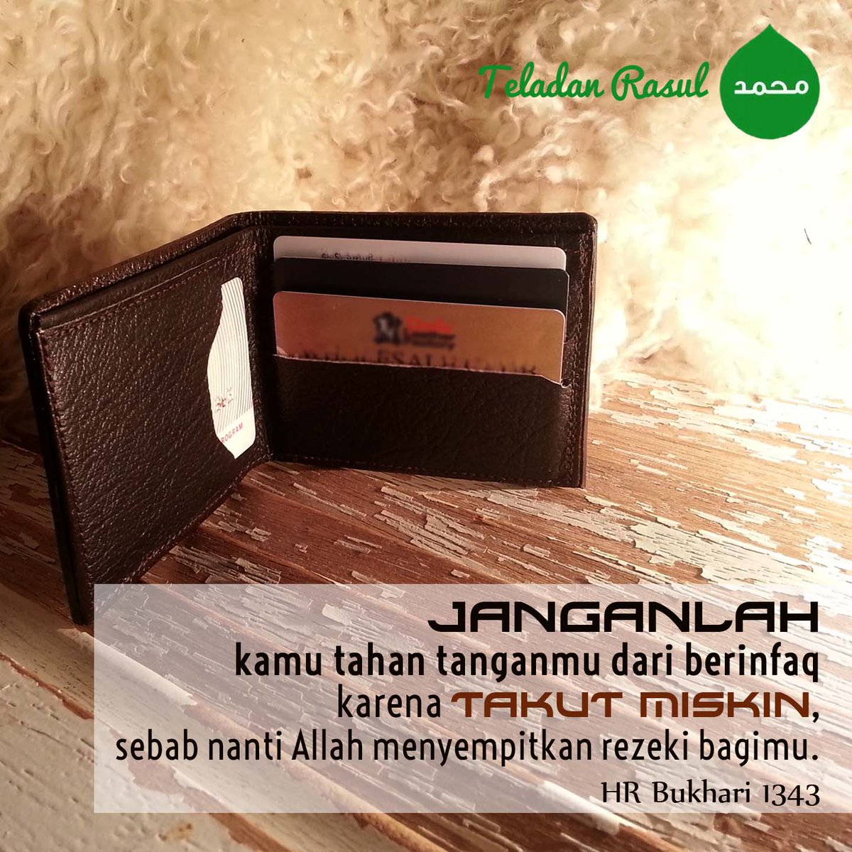 TeladanRasul's tweet photo. Jangan sampai rasa "Takut miskin" menghalangimu berinfaq . . . #TeladanRasul https://t.co/nBdDQPWHUR
