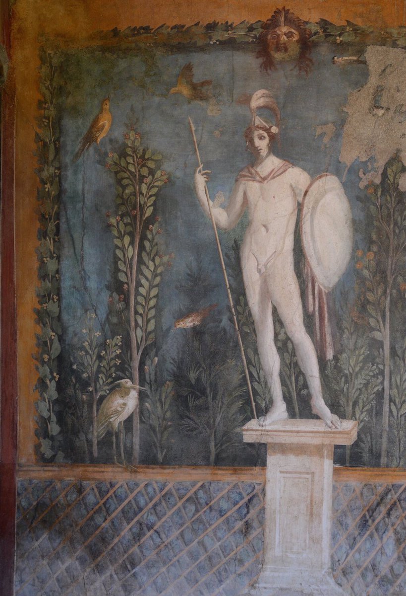 pompei79's tweet photo. March, named after Mars the Roman god of war, used to be the first month in a ten month year.
Mars depicted in #Pompeii https://t.co/XVkjhAbrUB
