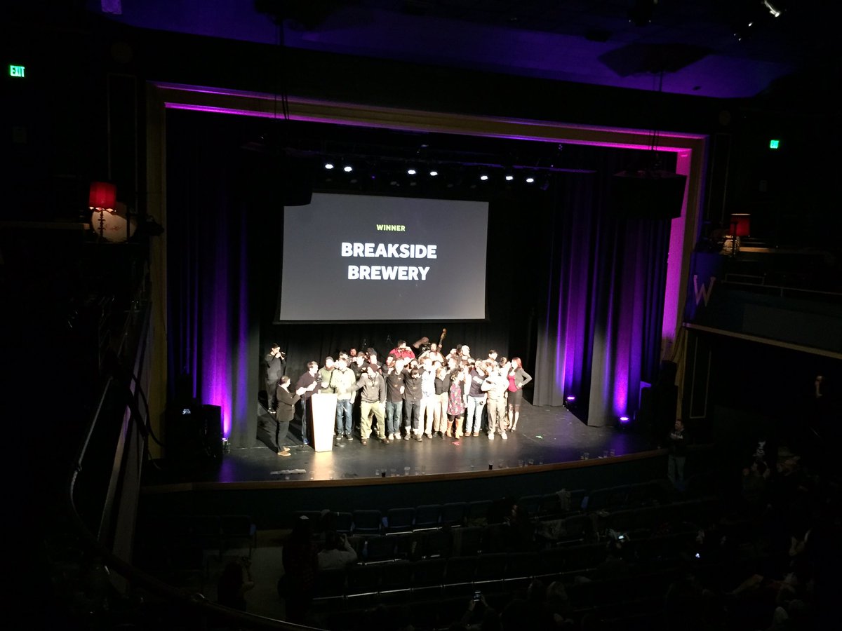 Tonight was the <a href="/ORBeerAwards/">Oregon Beer Awards</a> ceremony. Highlight #1: <a href="/breaksidebrews/">Breakside Brewery</a> *dominated.* 10 medals, four gold. And of course, best brewery.