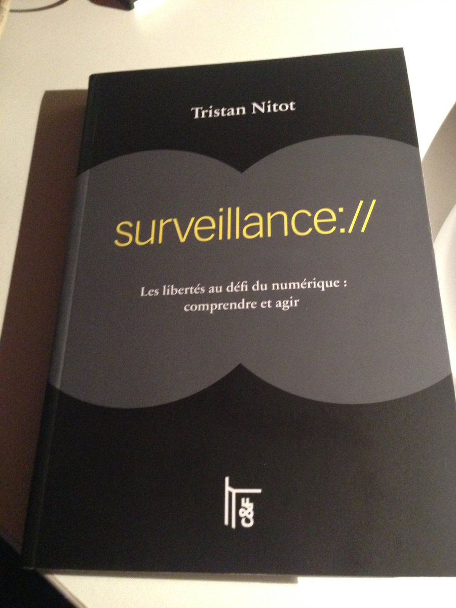 marcfredericgo's tweet photo. #surveillance:// excellent bouquin à lire sur la protection des données personnelles de Tristan #nitot à lire sans modération https://t.co/CgslowXflm