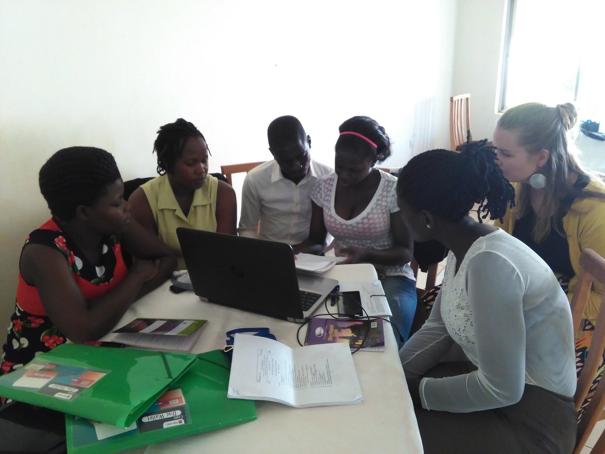 sarahhade2's tweet photo. GAA team @RestlessDev analyze data in Mbale #WeAreRestless @PlanUganda https://t.co/hy1xF0Gv8l