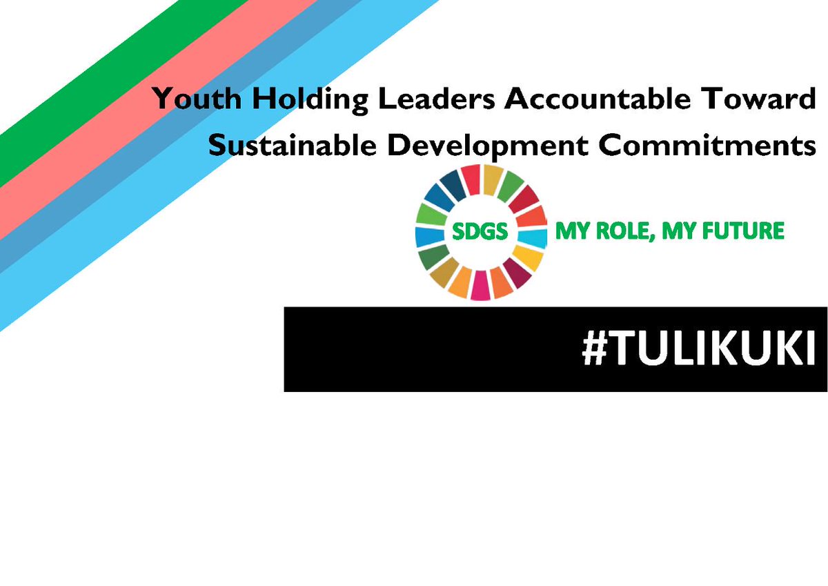 Tulikuki2030's tweet photo. The #Tulikuki Campaign is about Youth Holding leaders accountable toward SDGs in Uganda. @Tulikuki2030 @FrancisMaberi @UyonetUg @RestlessDev https://t.co/B4MLpv50lh