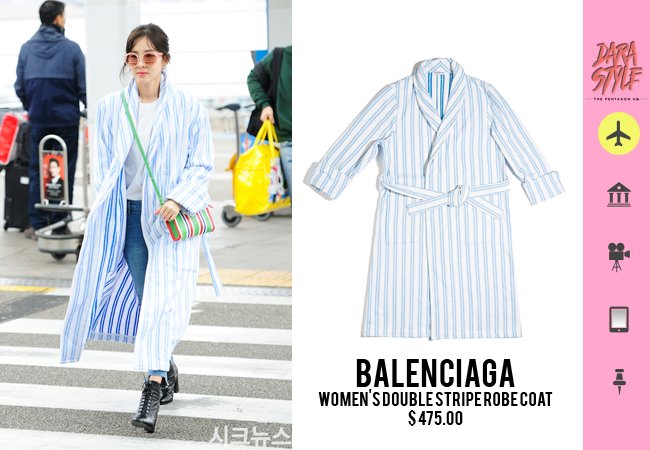 balenciaga robe coat