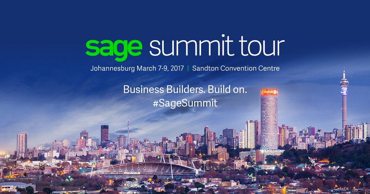 SageGroupZA's tweet image. 4 Reasons you shouldn’t miss out on Sage Summit Tour in Africa and Middle East bddy.me/2laKXqw #SageSummitJHB
