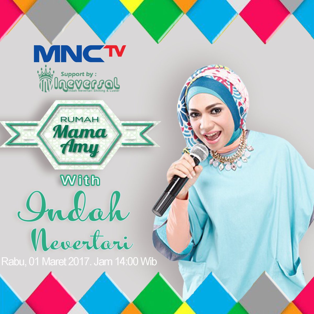 Keren penampilannya INDAHNEVERTARI ON MamaAmyMNCTV