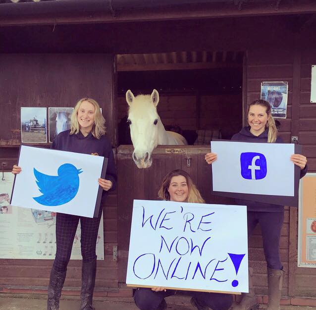 BucksHorses's tweet photo. WOOHOO! We're now online! 🎉
Keep checking both our twitter and our Facebook (https://t.co/BXgMbcDctE) pages for news about the Stables! https://t.co/QBIpG1exLO