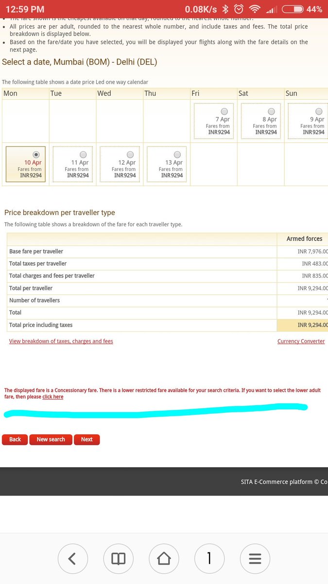 Ankrsngh's tweet photo. Tickets for Armed forces Personnel are more expensive then regular tickets. Can somebody explain? @airindiain  @narendramodi @jayantsinha https://t.co/RIjekdQxG6