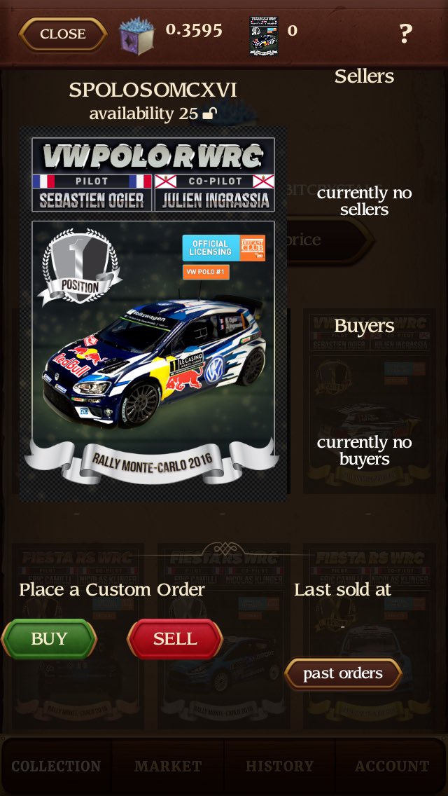 bettidlomas's tweet photo. @BookofOrbs @MandelDuck #DiecastOrb Thank you for my Silver Diecast Card, very happy with my winning SaruTobi distance🐵 https://t.co/w5yFDFflhB