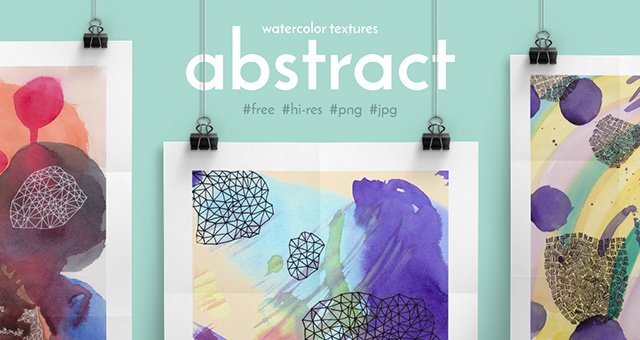 PixelBuddha's tweet image. Who doesn’t adore watercolors? Like these free abstract textures by @CreativeVeila looking so sublime,for instance. bit.ly/2mc8C9S