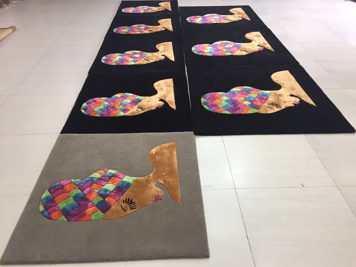 otandohome's tweet photo. We have just restocked the #Headwrap Queen rug! Purchase yours now #rugcompany #rugs #uniqueinterior #homedecor https://t.co/j1V0IsbXeT