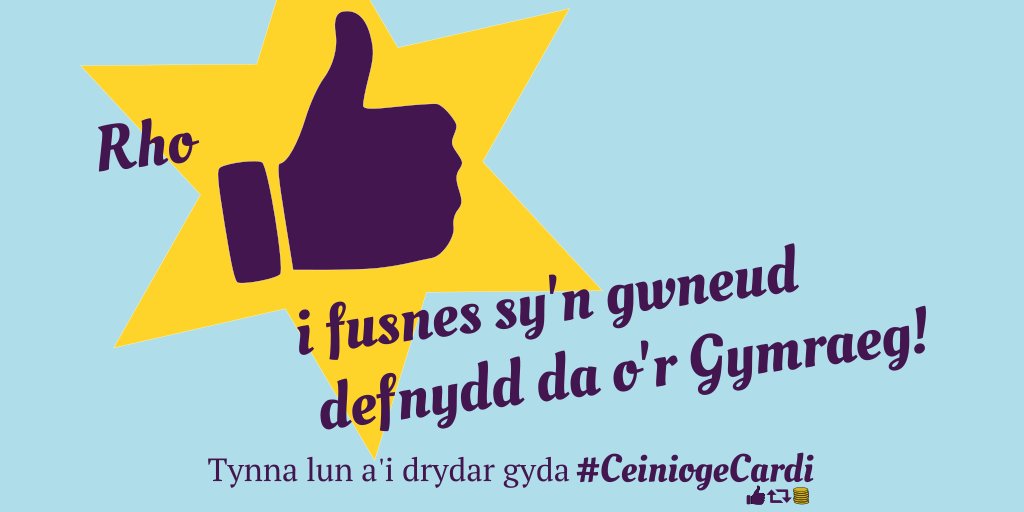 Dydd Gwyl Dewi hapus, Gardis! 
Beth am roi sylw i fusnesau sy'n cefnogi'r Gymraeg heddi?
Tynna lun o ffenest siop Gymreig!
#CeiniogeCardi