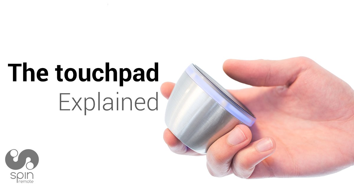 The SPIN remote touchpad is a paradox: it looks very simple, but is actually very clever. Our blog explains it all:goo.gl/saajZe