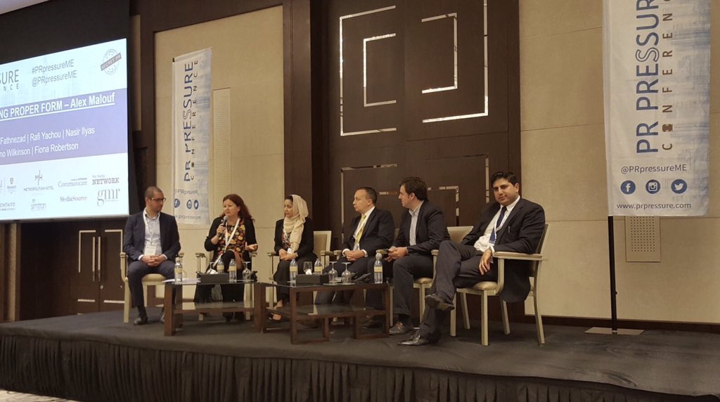 d_i_n_o's tweet photo. On stage today at #PRpressureME - talking legal issues in the PR industry. @PRPressureME @SecretPR_DXB https://t.co/GTeGnPYdOX