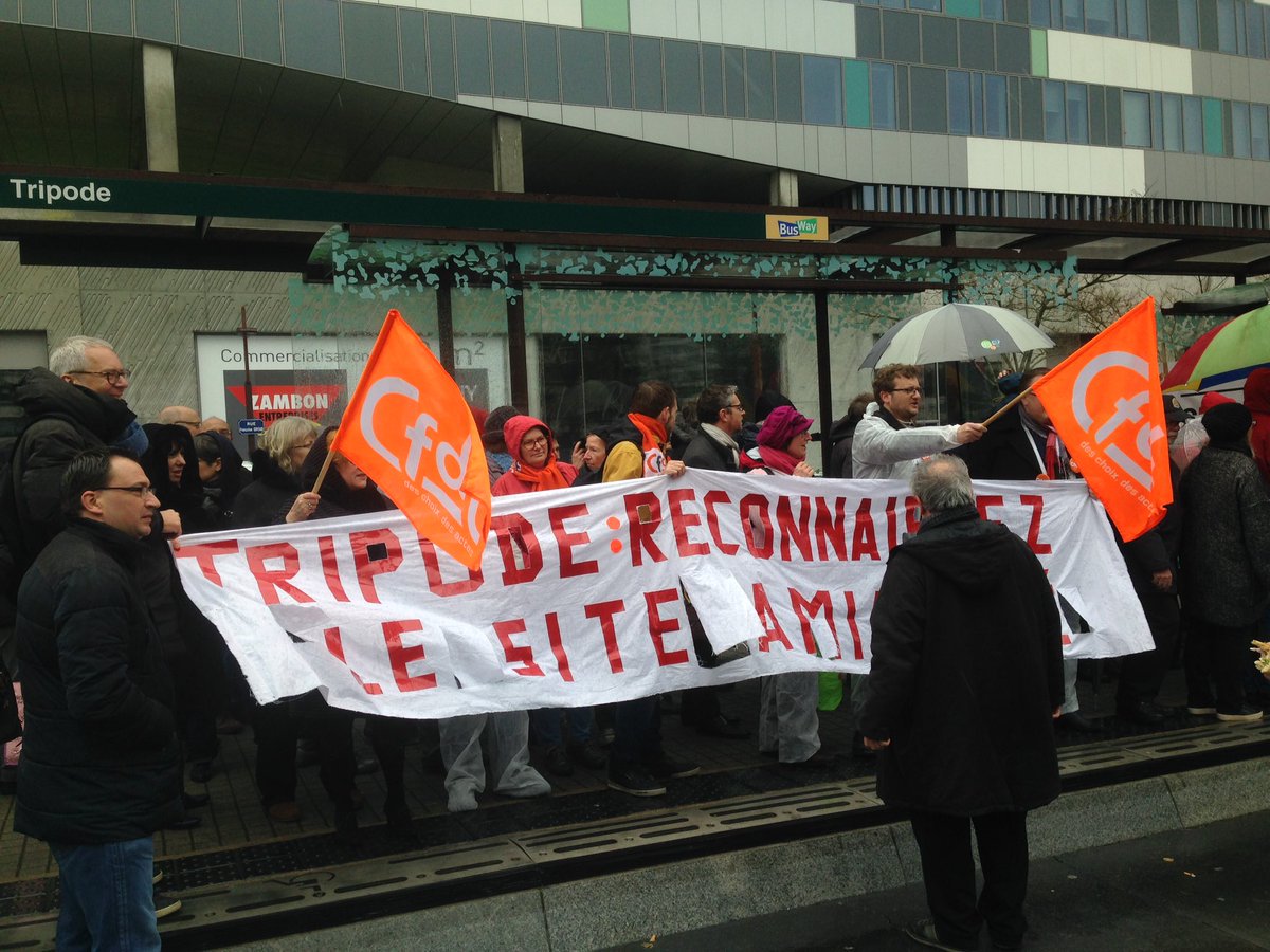 SyrefiCfdt's tweet photo. 27 et 28 février mobilisation et  occupation ! 1er mars Matignon !  Pour le Tripode classé en site amianté ! https://t.co/AQDf4LTiPu