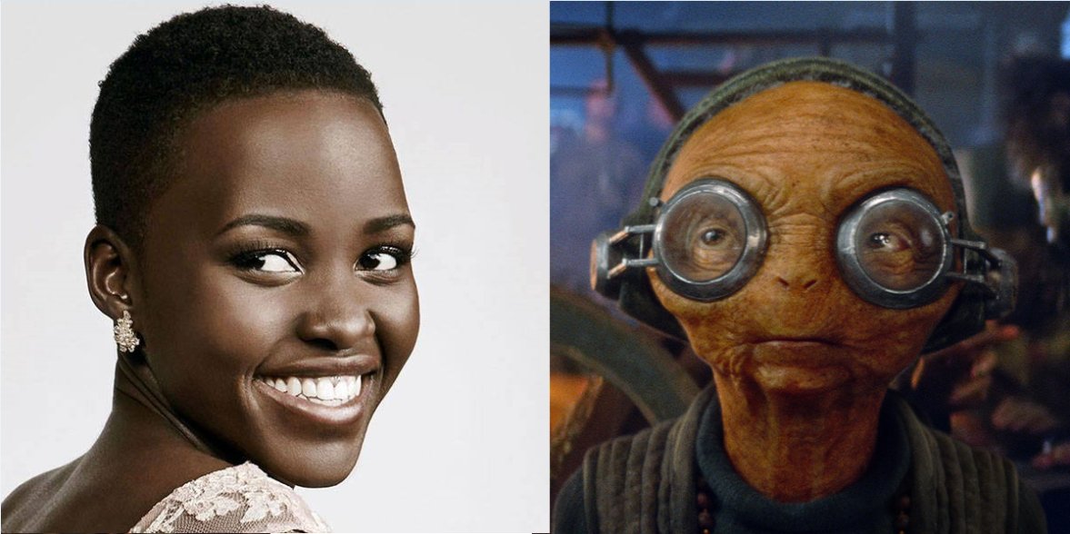 Happy birthday, . Our beloved Maz Kanata in Episode VII. 