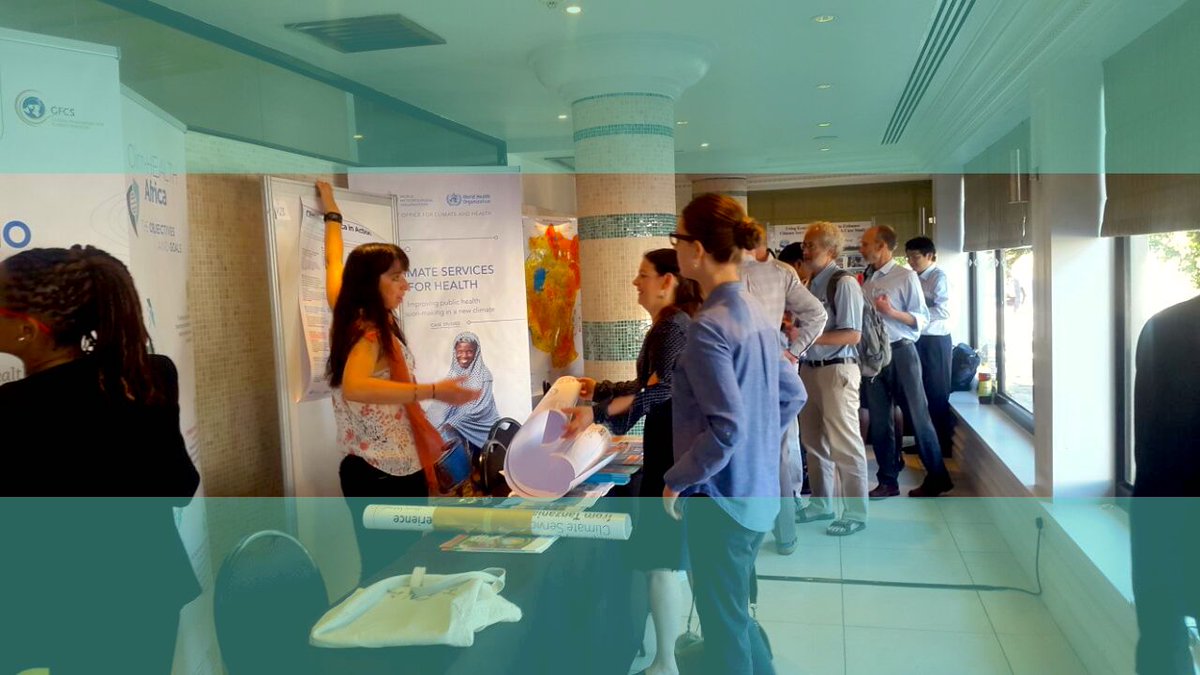 CSAGUCT's tweet photo. The #ICCS5 marketplace is buzzing with activity - join us to find out more about new & exciting formats for Climate Services @WHO #CSMarket https://t.co/gaWUw1hs38