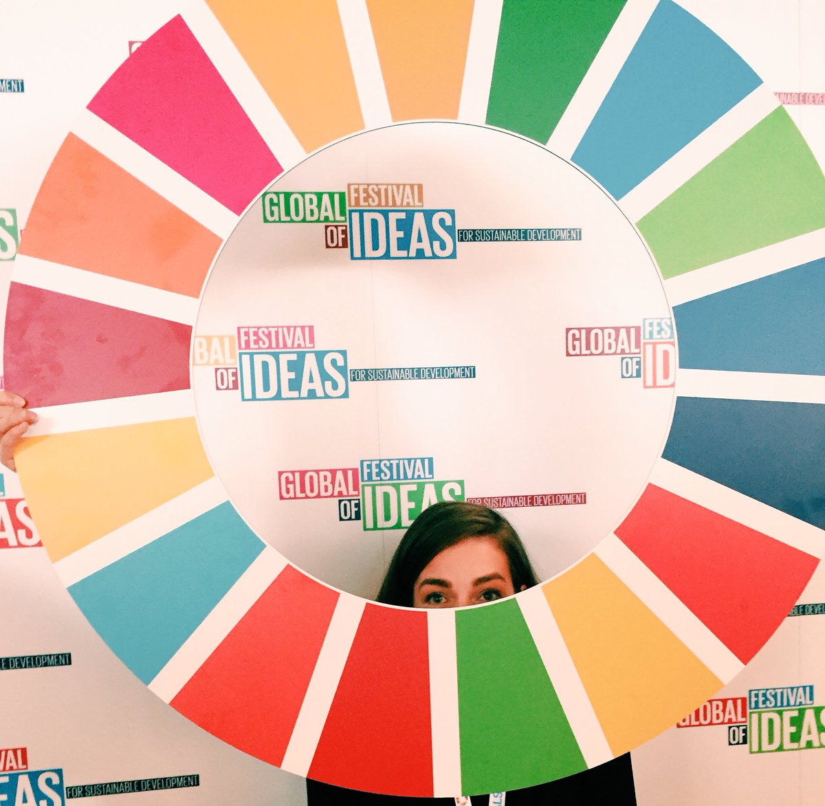 ATBOK's tweet photo. Opening of the playable festival @GlobalFestIdeas - never too early for an akward selfie. #GFI4SD #Agenda2030 https://t.co/CVDNy8h9LE