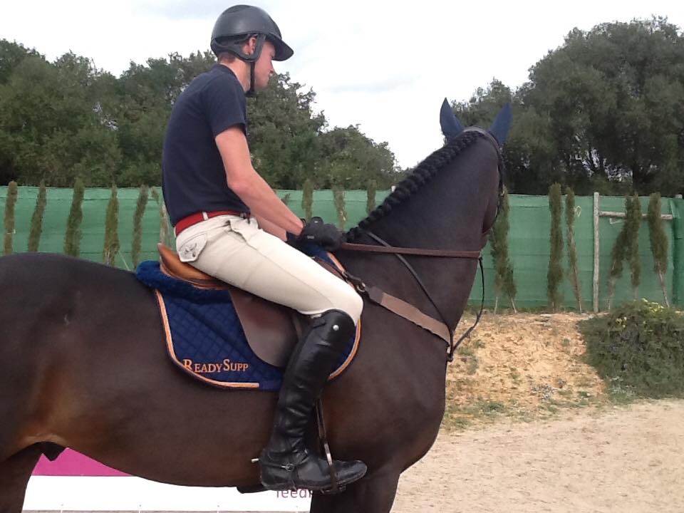 RoeSpencer's tweet photo. Gusto and Hero vd Akkerhoeve from yesterday. Both jumped clear, as did Gambler B #greatyounghorses @GPA_helmets @ReadySupp https://t.co/yKeoMqDa09