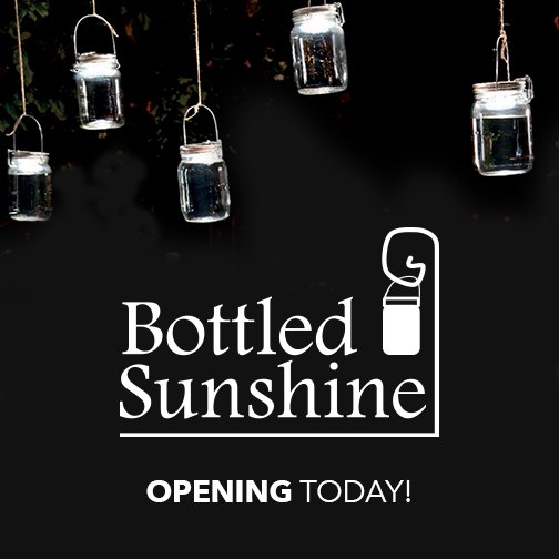 BottledSunZA's tweet photo. We’re open! Come visit our Bottled Sunshine pop-up shop @27BoxesMelville today and get a 20% discount voucher at the door! https://t.co/23spNw8sGE