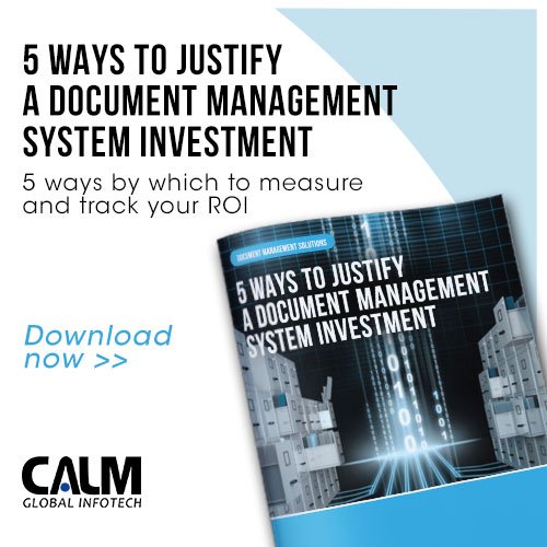 CalmInfotech's tweet image. Have you downloaded it yet? Why not! Find out 5 ways by which to measure &amp;amp; track your Doc Mgt System ROI - bit.ly/2kVdVWH #DMSROI