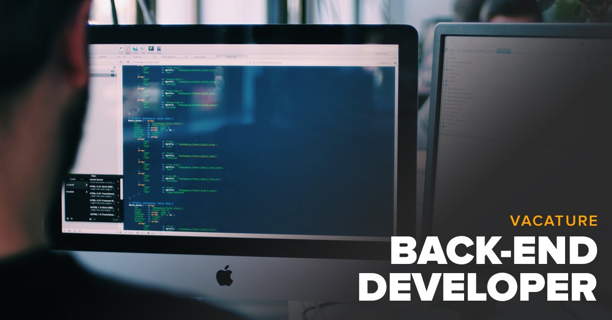 Vacature: Junior Back-end Webdeveloper. Solliciteer voor 24 maart: bit.ly/2lxJ5o5 #internative #vacature #webdeveloper #amersfoort