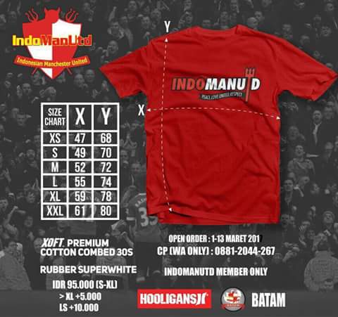 indomanutd_BTM's tweet photo. Open PO T-Shirt official indomanutd
1-13 Maret 2017 #OnlyMember
IDR : 95.000 (s-xl)
CP: 0881-2044-267 (WA only)
#KaosBaruDiPakeGa7hnas https://t.co/WTqiBIG0ri