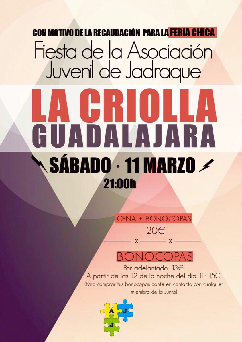 AJJADRAQUE's tweet photo. LOS BONOCOPAS ESTÁN A LA VENTA DESDE ESTA VIERNES ( 3 DE MARZO), para adquirirlos ponernos en contacto con la Junta de AJJ. https://t.co/lEenCzFcoG