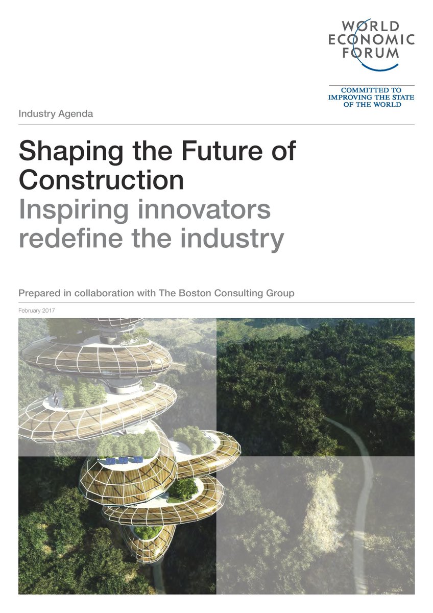 From 3D printed houses to prefabricated skyscrapers, our new report on the future of construction: wef.ch/constructionfu…