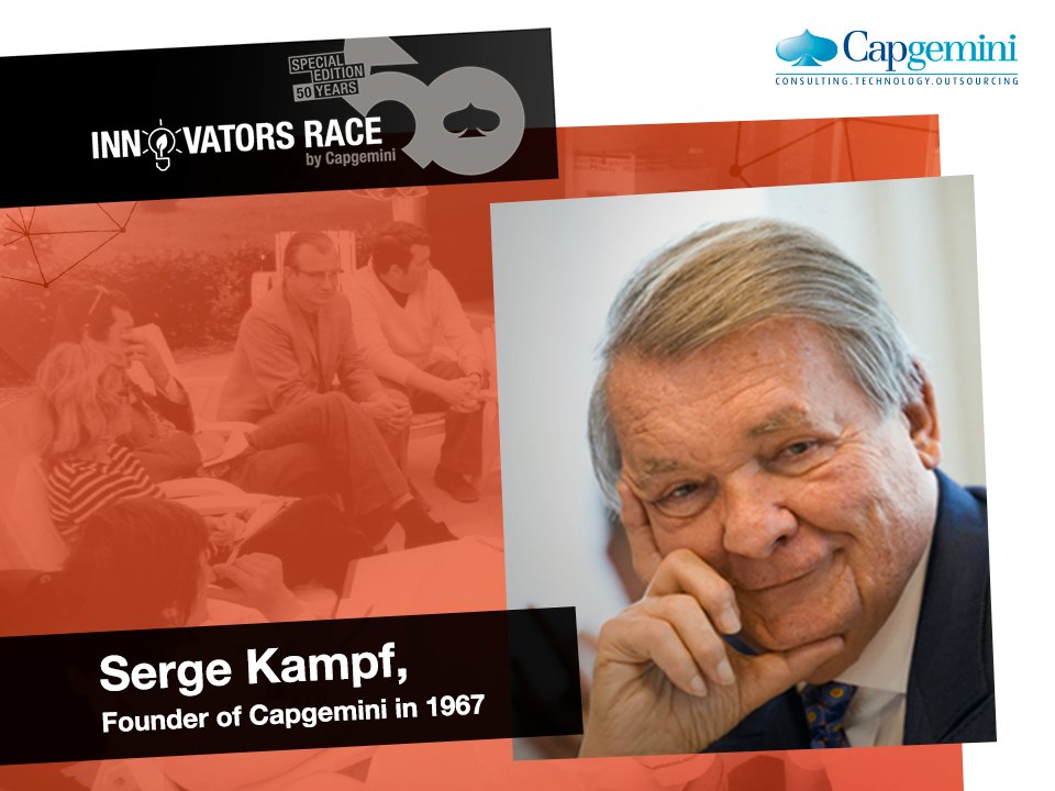 sogeti_fr's tweet photo. #InnovatorsRace50 : @capgemini crée le prix Serge Kampf pour récompenser l'entrepreneuriat et l'#innovation https://t.co/CGmnM42s6N https://t.co/J8wUZr4GIj