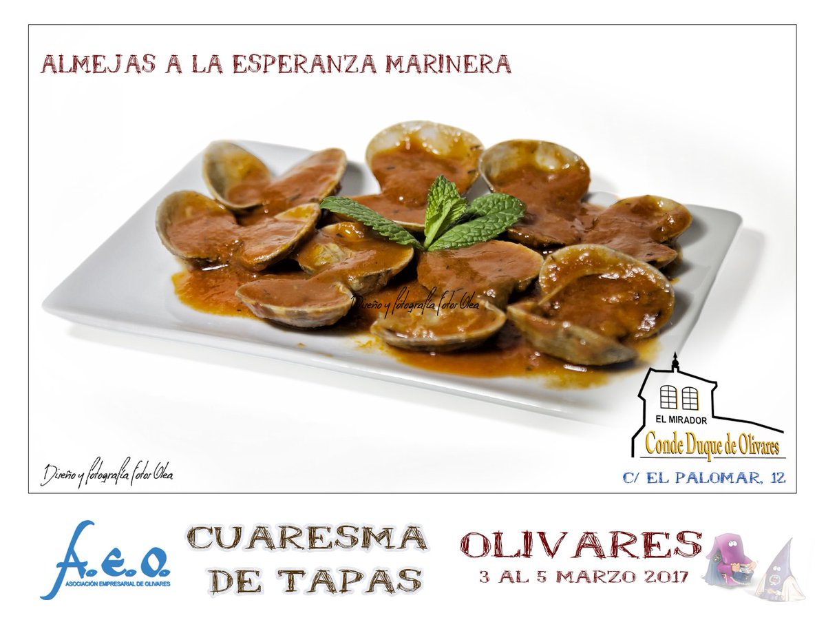 AeoOlivares's tweet photo. CUARESMA DE TAPAS, en #Olivares.
Del 3 al 5 de marzo, vente a conocer nuestra rica gastronomía.
Recuerda: TAPA + BEBIDA 2´50€
#atapear https://t.co/61v8WTaAXK