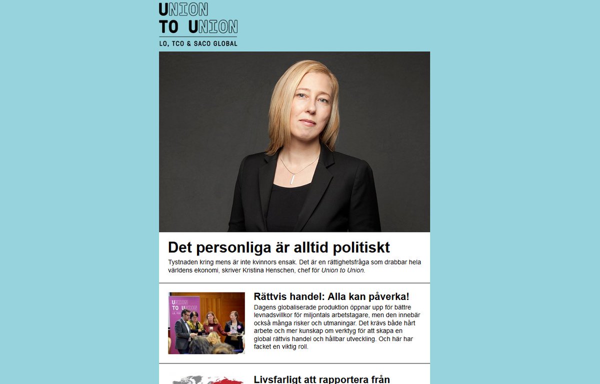 Rykande färskt nyhetsbrev om globala fackliga frågor ute nu! Inte anmält dig? Läs och signa upp dig här!Sprid gärna! us5.campaign-archive1.com/?u=b1d1ee6c9ab…
