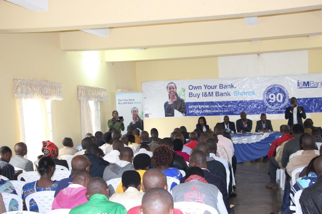 kagire's tweet photo. HAPPENING NOW: #OwnYouBank in @NGOMADISTRICT Members of the private sector urged to buy shares in @imbankrw .Gov't selling its 19.81 shares https://t.co/oWtHAwIKn4